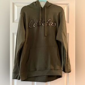 Cabela’s Green Camo Sweatshirt Adult M
